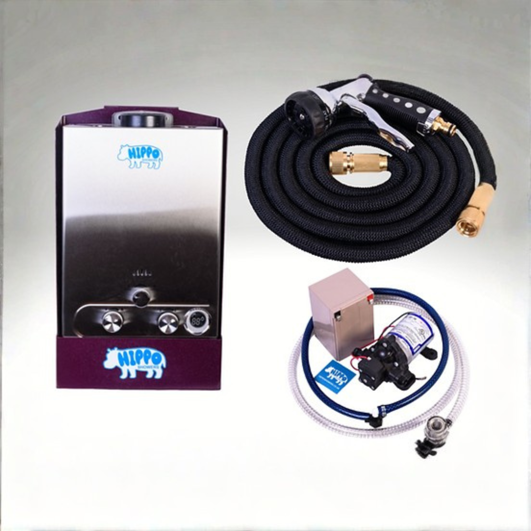 Hippo Shower - Hanging Version with Pump