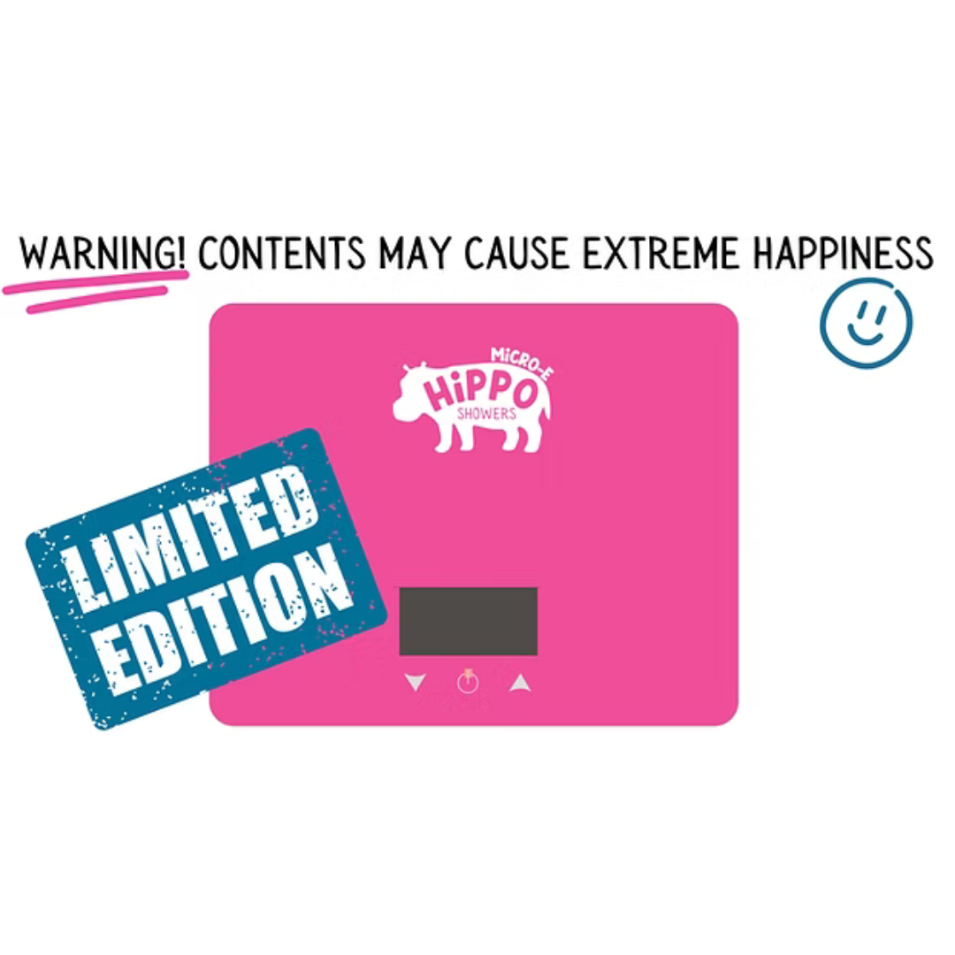 Pink Micro-E Hippo Electric Shower - 3kw - Plug In